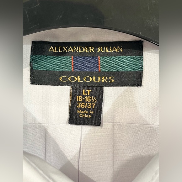 NWT Alexander Julian Men’s Colours Dress Shirt - Picture 8 of 9